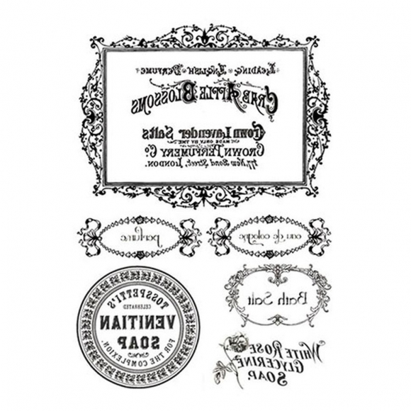 64137_Набор переводных изображений (Transfer) "Мыло"