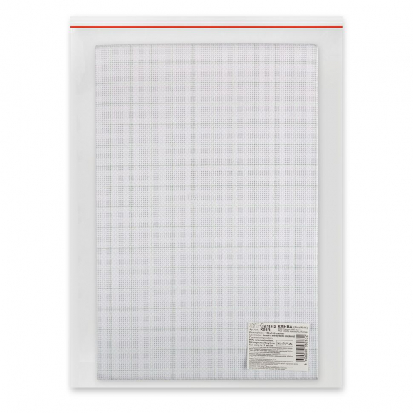 Канва Gamma K03R Aida №11 95% хлопок, 5% терилен 150 x 100 см цв.белый в клетку