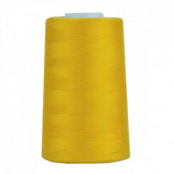 Нитки швейные 40/2 полиэстер 5000 ярд цв.138 желтый MAX