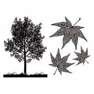 95089_Набор переводных изображений (Transfer) "Дуб"