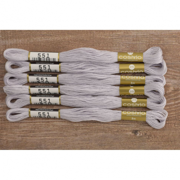 Мулине COSMO однотонный цвет 551 Мулине COSMO однотонный цвет 551