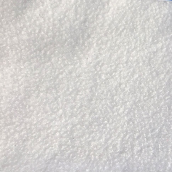 Ткань флис 2-х сторонний TBY-0059-102 190 г/м? 100% ПЭ шир.150см  цв.F102 айвори рул.70-110м (1кг - 3,2м)