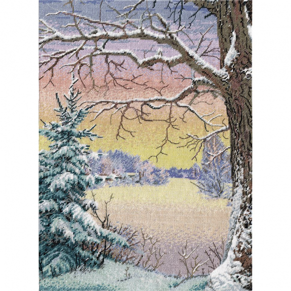 Набор для вышивания PANNA арт. PS-1616 Зимняя палитра 30,5х42,5 см