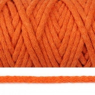 Шнур круглый х/б 05мм цв.2135 оранжевый уп.50м