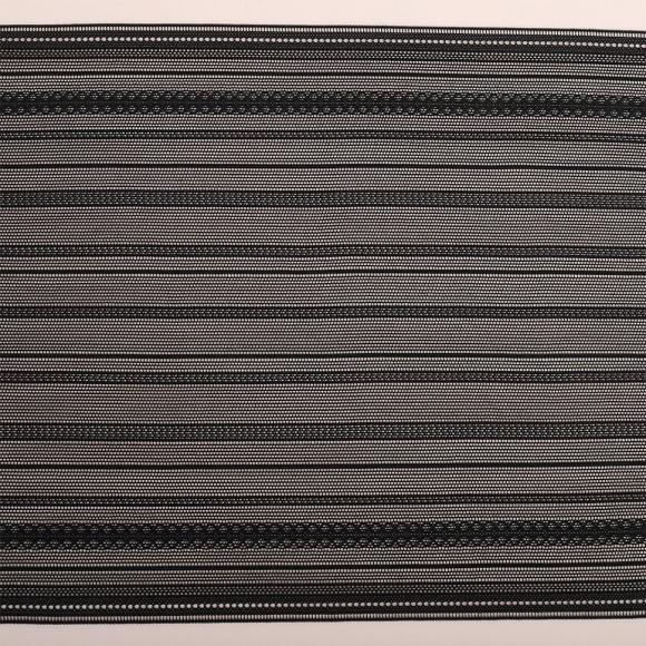 Кружево-стрейч KRUZHEVO арт.TBY.8020 шир.160мм цв.2 черный, уп.3м