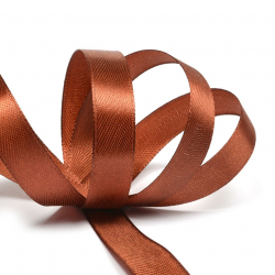 Лента атласная 12мм цв.4868 медный IDEAL уп.27,4 м
