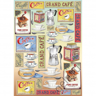 27418_Карта для декупажа "Grand kafe"