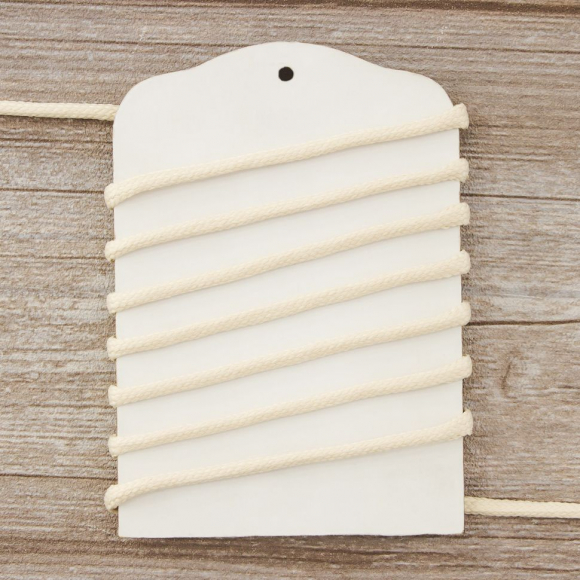 Шнур плетеный SPIRAL ( SAFISA), 4 мм, 25 м, цвет кремовый