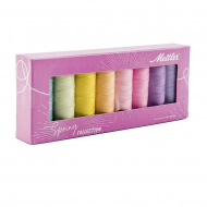91410_Набор с нитками Seralon "Оттенки Весны" в подарочной упаковке, 8 катушек
