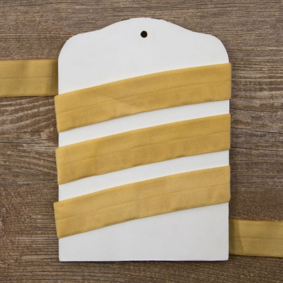 Резинка-бейка, 20 мм, цвет бежевый