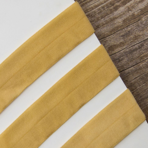 Резинка-бейка, 20 мм, цвет бежевый