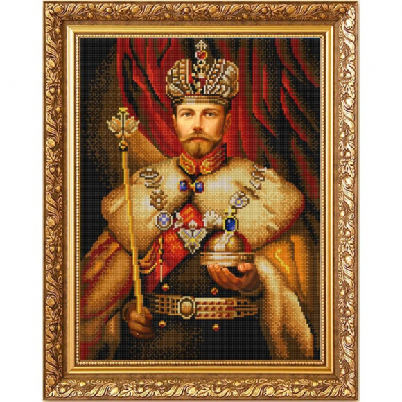 Рисунок на ткани (Бисер) КОНЁК арт. 9950 Николай 2 29х39 см