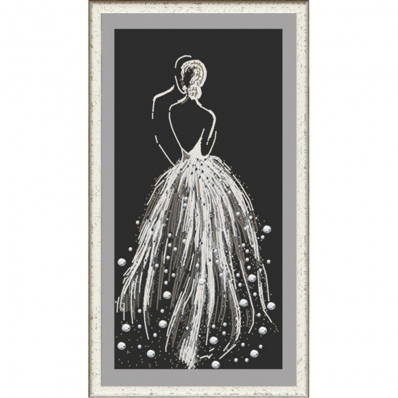 Рисунок на ткани КОНЁК арт. 8504 Бриллиантовая россыпь 25х45 см