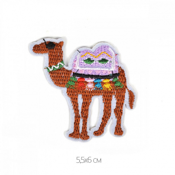 Термоаппликации арт.TBY.2242 Верблюд 6см, уп.10 шт.