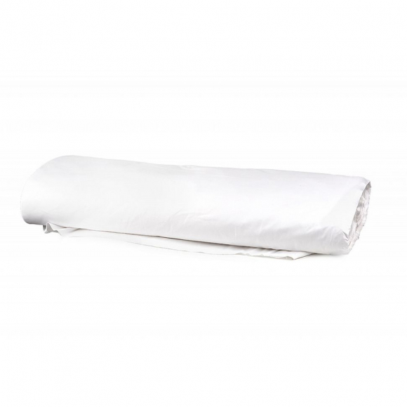 Ткань хлопок гладкокрашен.120г/м? шир.220см 100%хлопок цв.белый уп.10м