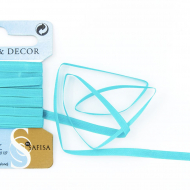 32219_Лента для вышивания SAFISA на блистере, 4 мм, 5 м, цвет 55, цвет морской волны