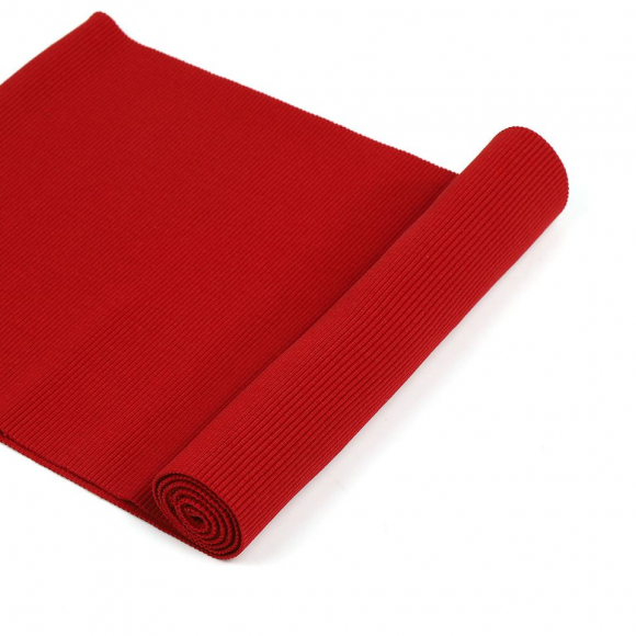 Подвяз TBY трикотажный 110х15см хлопок с лайкрой красный 18-1550 уп.5шт