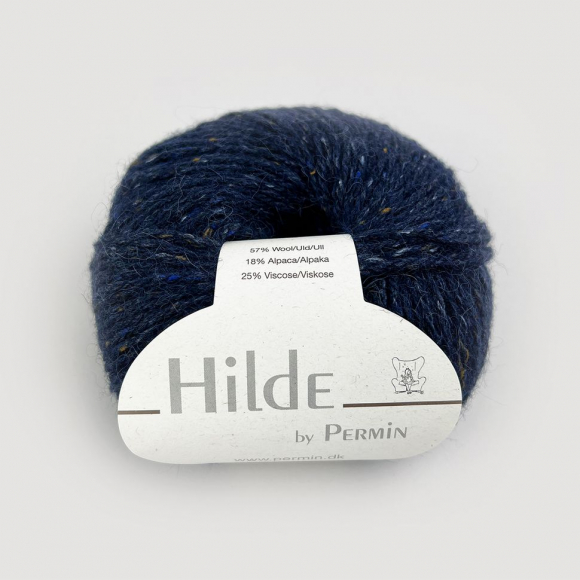 Пряжа Hilde, 57% шерсть, 18% альпака, 25% вискоза, 50 г, 120 м