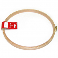 14538_Пяльцы круглые с замком, высота обода 18 мм, диаметр 27,5 см