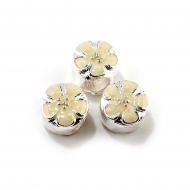 Бусины металлические с эмалью арт.PN-C172 10х12мм, in ? 5мм