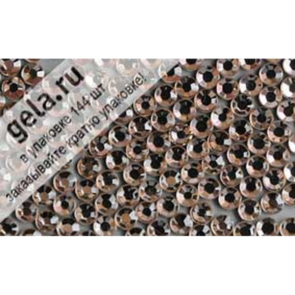 Камни плоские с термоклеем 2028HF, ss 6, Light Peach M