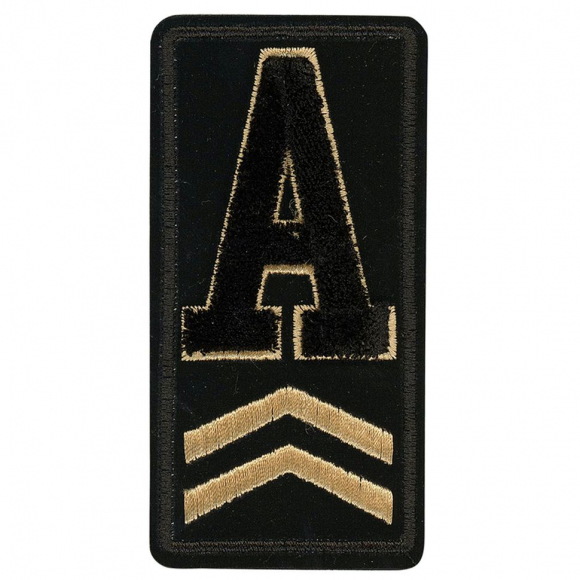 Термоаппликация "A", шениль