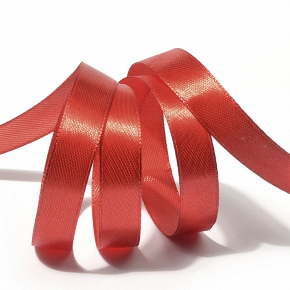 Лента атласная 12мм цв.3095 красный IDEAL уп.27,4 м