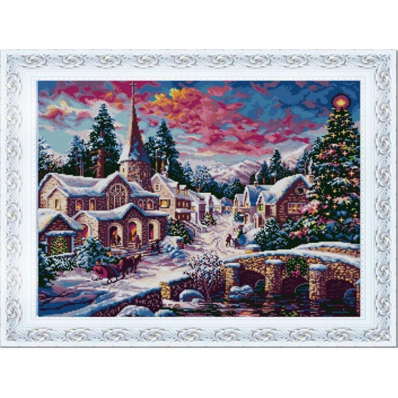 Рисунок на ткани (Бисер) КОНЁК арт. 1325 Сочельник 45х60 см