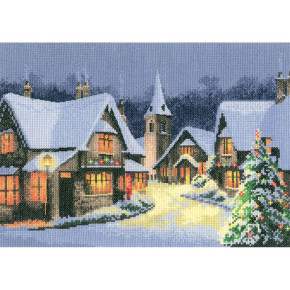 Набор для вышивания HERITAGE арт.JCXV1244E Рождество 31х22 см