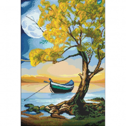 Алмазная мозаика Ah5456 Безмятежность 40х60