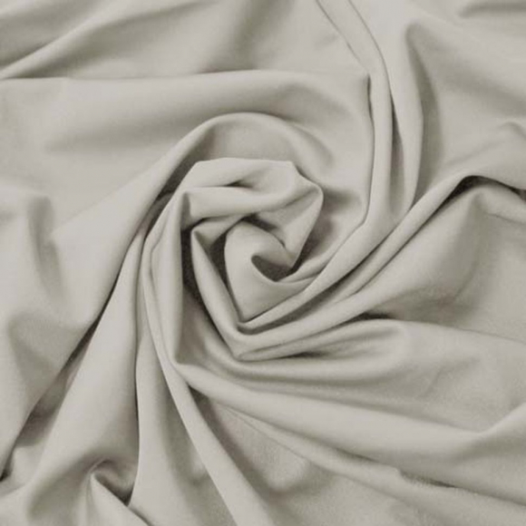 Ткань трикот. Бифлекс матовый арт.TBY-МТ190-310 190г/м? 85% нейлон 15% спандекс шир.150см цв.310 св.серый уп.6м