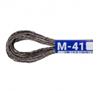 Нитки для вышивания Gamma мулине NM металлик 100% полиэстер 12 x 8 м цв.М-41 серый