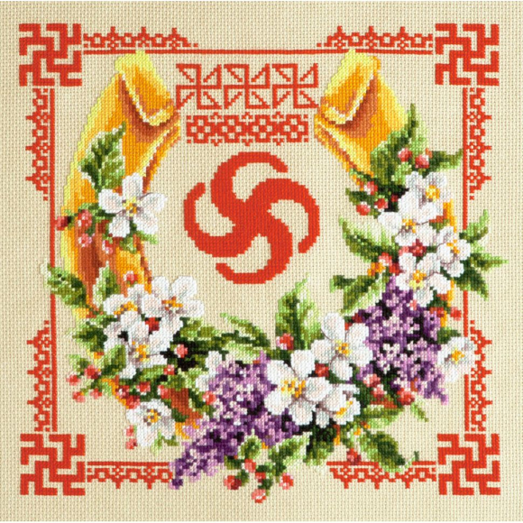 Набор для вышивания ЧУДЕСНАЯ ИГЛА арт.88-06 Достаток и процветание 26х26 см
