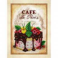 Набор для вышивания бисером ПАУТИНКА арт.Б-1306 Ягодный десерт 20х28 см Набор для вышивания бисером ПАУТИНКА арт.Б-1306 Ягодный десерт 20х28 см