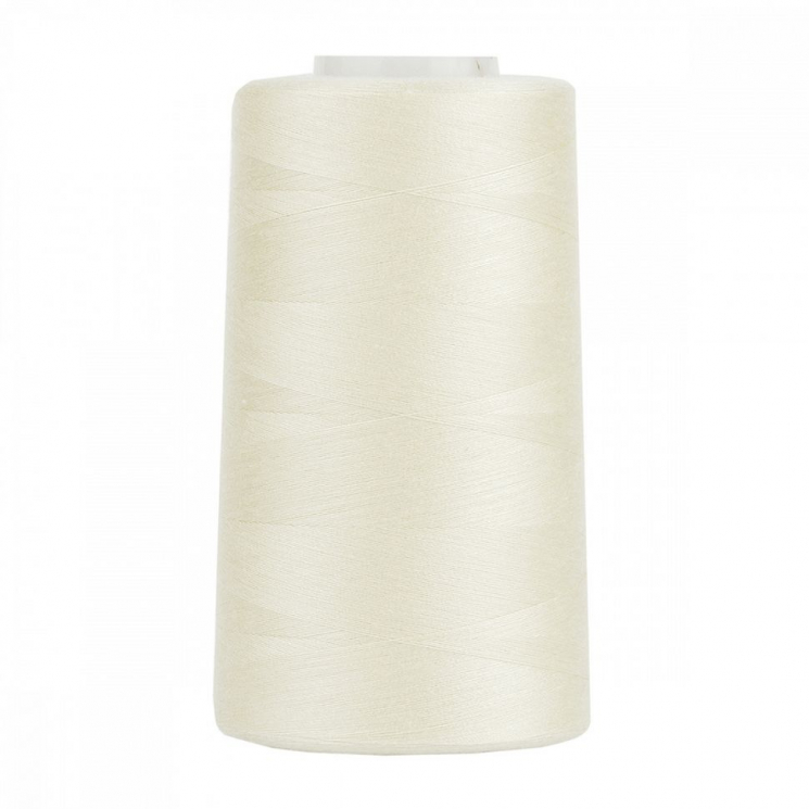 Нитки швейные 50/2 полиэстер 5000 ярд цв.605 экрю MAX