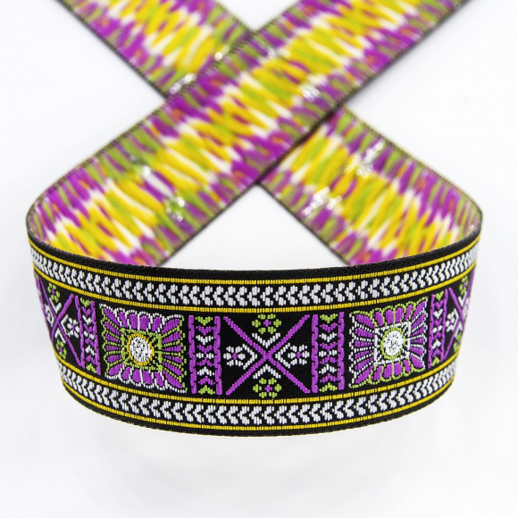 Лента жаккард SAFISA, 25 мм, 15 м, цвет 02