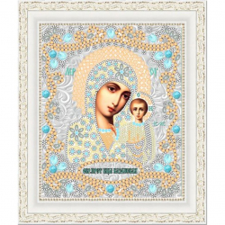 Рисунок на ткани (Бисер) КОНЁК арт. 7116 Богородица Казанская 15х18 см