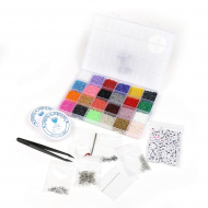 Набор бисера и бусин MAGIC 4 HOBBY арт. MG.N24.4 цв.ассорти 24 вида и аксессуары