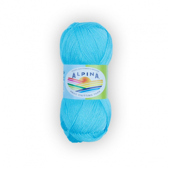 Пряжа ALPINA VIVEN (100% бамбук) 10х50г/405м цв.11 св.голубой Пряжа ALPINA VIVEN (100% бамбук) 10х50г/405м цв.11 св.голубой