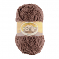 Пряжа ADELIA SOFIA (100% полиэстер) 10х50г/90м цв.37 св. коричневый
