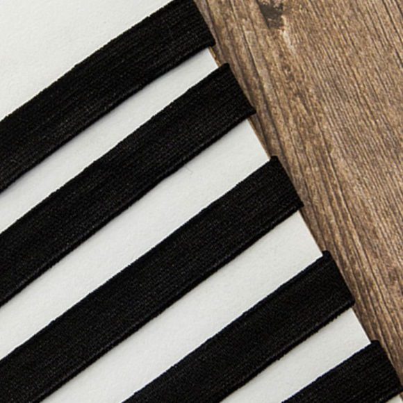 92843_Резинка бретелечная, 12 мм, черная