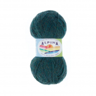 Пряжа ALPINA ROLAND (100% альпака) 4х50г/200м цв.35 серо-зеленый