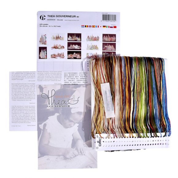 35014_Набор для вышивания "Лондон", канва аида 18 ct 35014_Набор для вышивания "Лондон", канва аида 18 ct