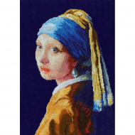 20471_Набор для вышивания "Девушка с жемчужной серёжкой" Я. Вермеер