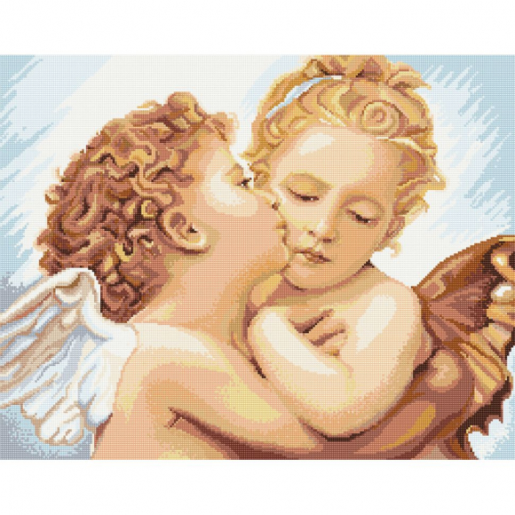 15231_Набор для вышивания "Первый поцелуй - деталь"