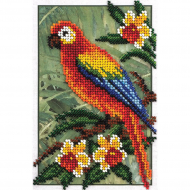 Набор для вышивания KLART арт. 8-144 Попугай 12х17 см