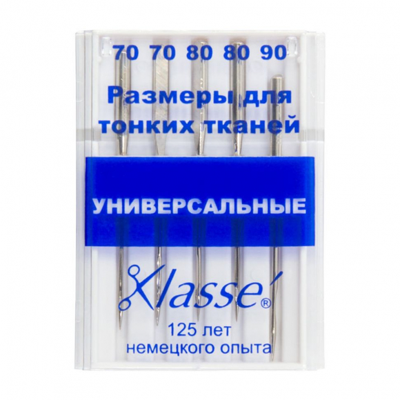 64977_Иглы для бытовых швейных машин универсальные № 70,80,90