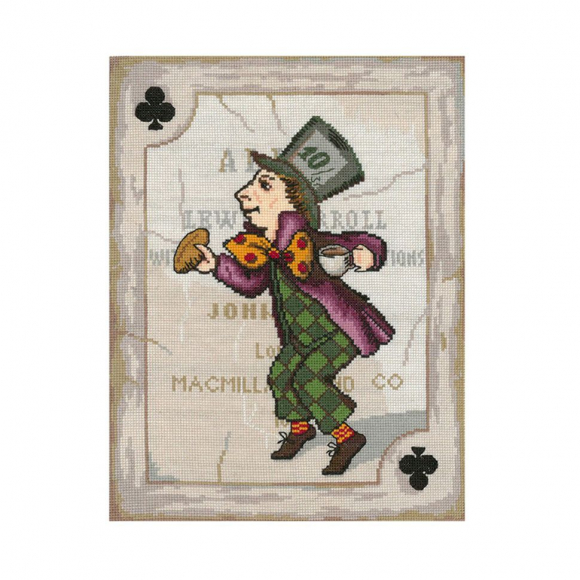 Набор для вышивания мулине НИТЕКС арт.А-0052 Безумный шляпник 19х25 см