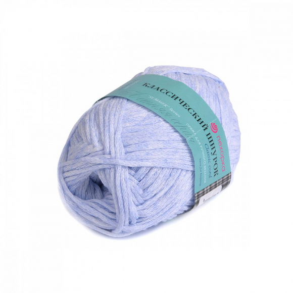 Пряжа для вязания ПЕХ Классический шнурок (60% хлопок, 40% акрил) 5х50г/135м цв.050 перванш