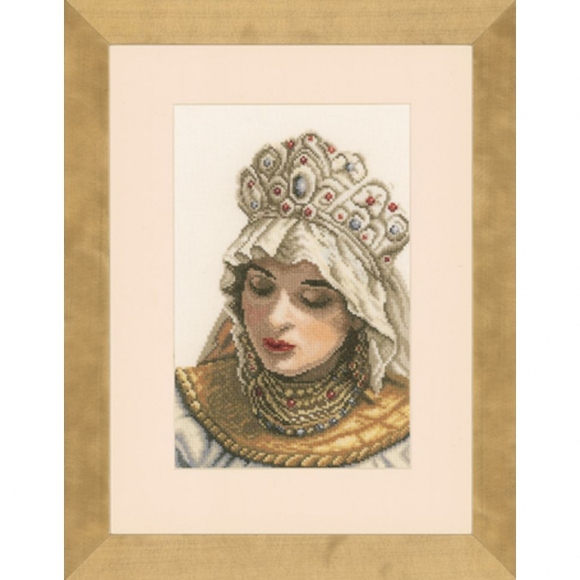 Набор для вышивания LANARTE арт.PN-0021204 Russian lady 18,5х29,5 см